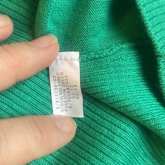 Banana Republic Sweater Women Large,Green Button Up Cardigan Lightweight - Picture 3 of 6